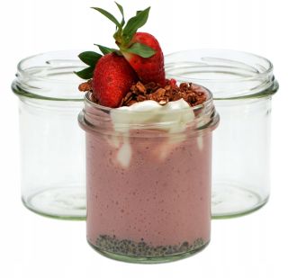 🍰Proč používat naše zavařovací sklenice na sladké dezerty? ✅ Stylové a originální servírování ✅ Uchovají čerstvost a chuť...